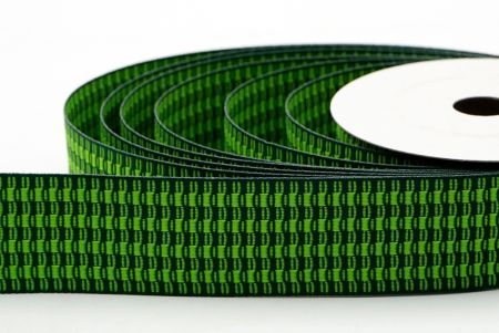 Green Unique Checkered Design Ribbon_K1750-505